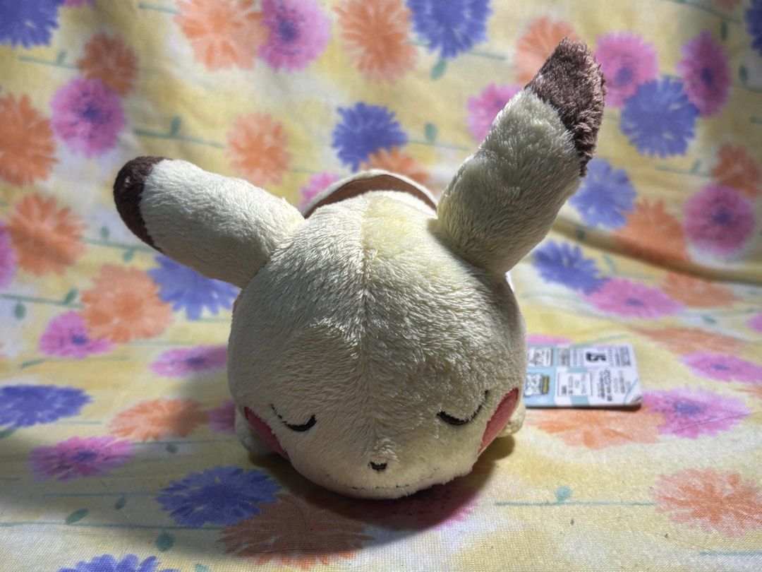 Sleeping Pikachu Pokemon plush with paper tag (Category: Plushies & Soft Toys) located in Calamba. Submitted by cur8d (Listing ID 1462785296, Image 2). Description: .