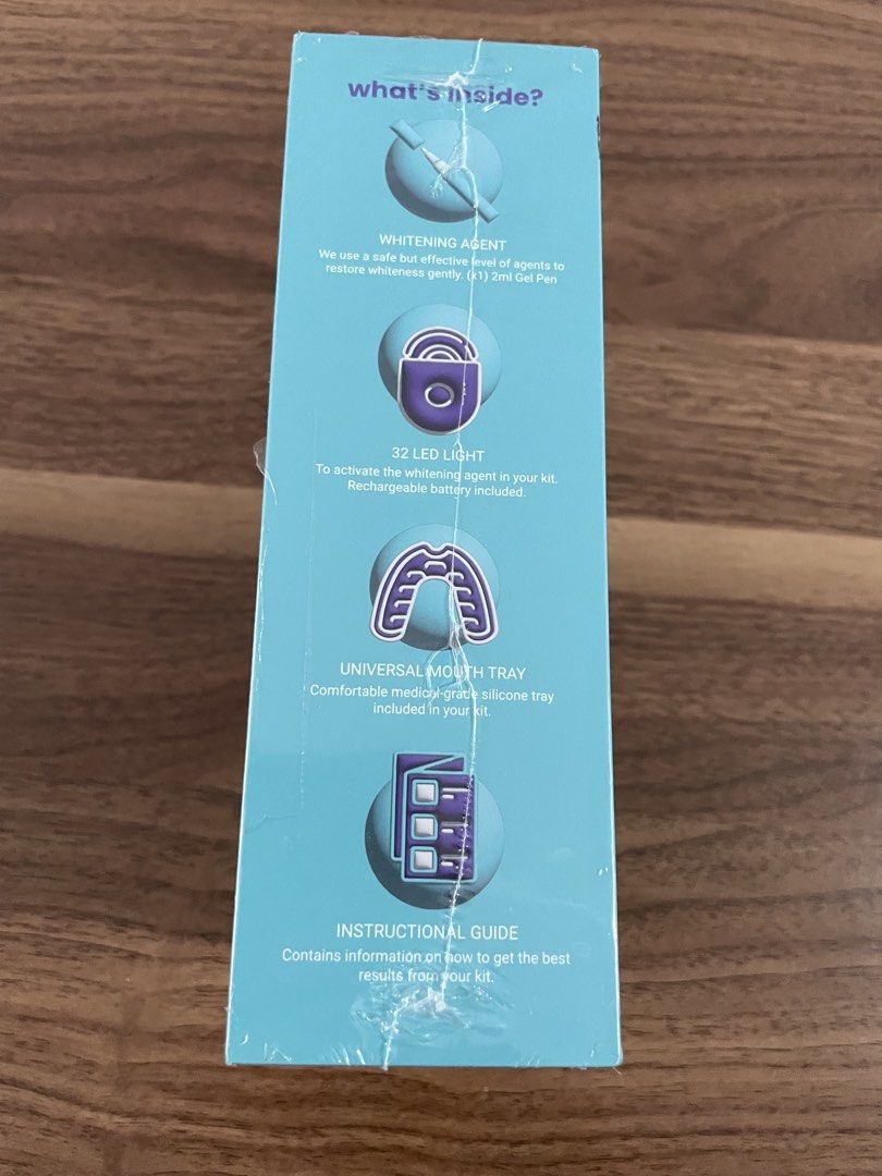 Smile optics teeth whitening kit (Category: Oral Care) located in Valenzuela. Submitted by 4kshoppe (Listing ID 1462715175, Image 3). Description: Brandnew & sealed Brand: smile optics .