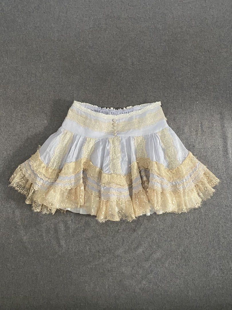 Snidel lace skirt (Category: Skirts) located in Angeles City. Submitted by yumii_uxo (Listing ID 1462748115, Image 1). Description: Japanese Vintage snidel Lace Fairy Skirt - Side Zipper -Smocked Elastic Waist Size:23-26 Current offer:1500 miss p Bid:+ 50 increment Eob:September 22 (10pm).