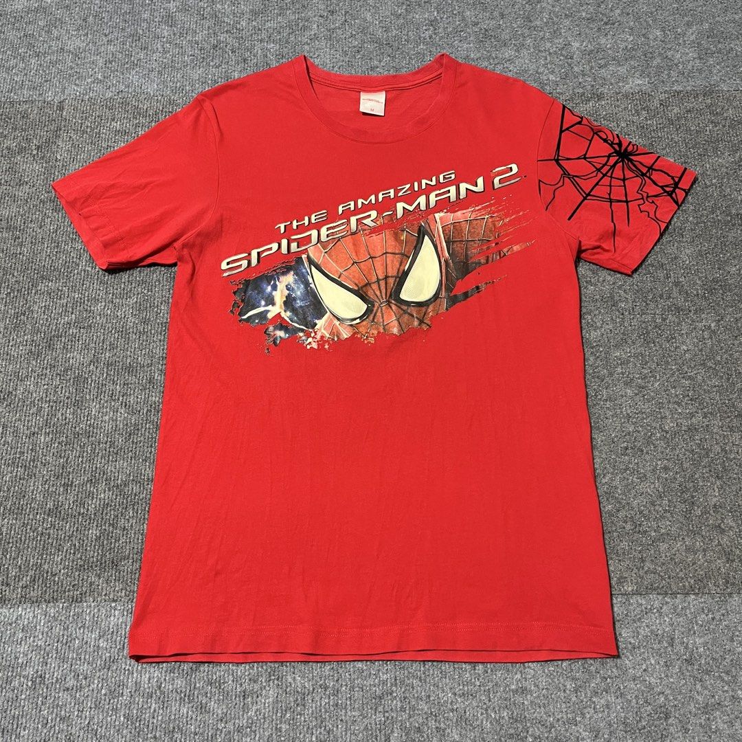 spiderman shirt (Category: Activewear) located in Malay. Submitted by oplt_dept. (Listing ID 1462810227, Image 1). Description: -washed & clean -size:medium -width:19 -length:27 -honest issue:2 pin hole&crack print (see pics).