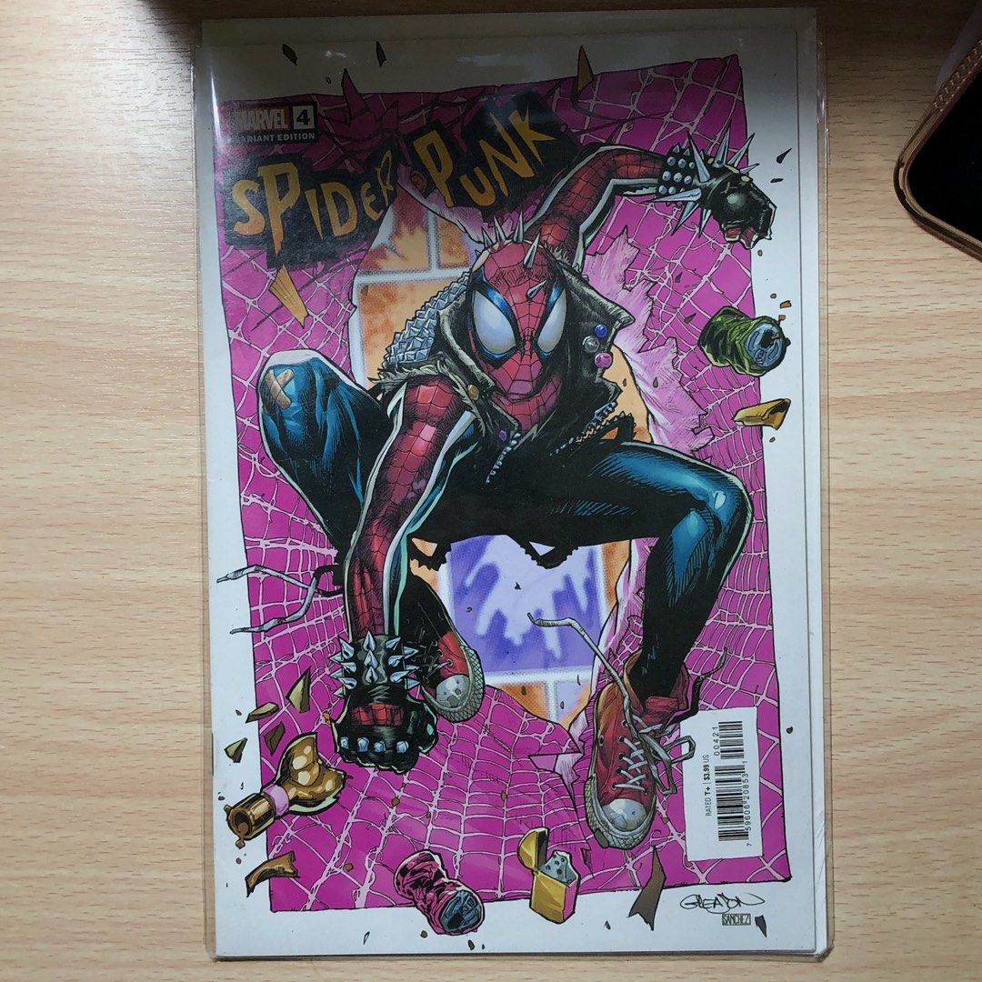 Spider Punk: Arms Race #1, #2, #4 (Category: Comics & Manga) located in Caloocan City. Submitted by bealzbub (Listing ID 1462772980, Image 3). Description: Decluttering Spider Punk Arms Race - 350 each | 1K if set Dm me for details :).