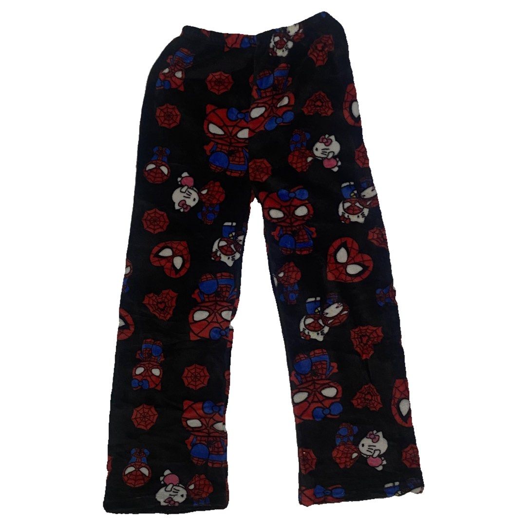 Spiderman & Hello Kitty Pajama Pants (Category: Sleep and Loungewear) located in Manila. Submitted by trixiejs (Listing ID 1462862344, Image 2). Description: spiderman pajama can fit medium brand new (wrong size nabili) negotiable on sure buyer.