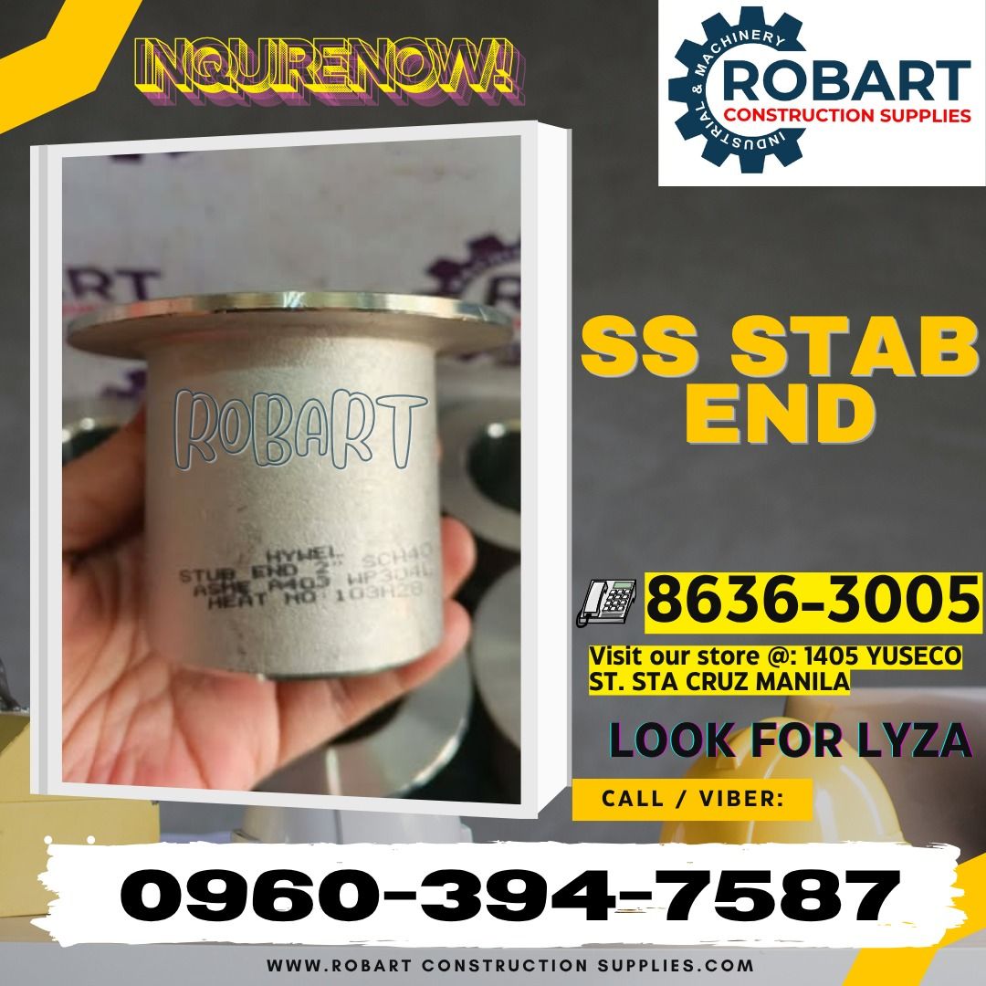 SS Stab End (Category: Looking For) located in Manila. Submitted by lyssarobart19xx (Listing ID 1462704877, Image 1). Description: SS Stab End Size: 2" 𝑹𝑶𝑩𝑨𝑹𝑻 𝑪𝑶𝑵𝑺𝑻𝑹𝑼𝑪𝑻𝑰𝑶𝑵 𝑺𝑼𝑷𝑷𝑳𝑰𝑬𝑺 𝒪𝒻𝒻𝒾𝒸𝑒 𝒜𝒹𝒹𝓇𝑒𝓈𝓈: 𝟣𝟦𝟢𝟧 𝒴𝓊𝓈𝑒𝒸𝑜 𝒮𝓉. 𝒮𝓉𝒶 𝒞𝓇𝓊𝓏 𝑀𝒶𝓃𝒾𝓁𝒶 ꜱᴇɴᴅ ᴜꜱ ᴍᴇꜱꜱᴀɢᴇ ꜰᴏʀ ɪɴQᴜɪʀɪᴇꜱ ‼️ ‼️ ɢʟᴏʙᴇ: (0966-827-7091) ꜱᴍʀᴛ - (0960-394-7587) ᴠɪʙʀ - (0960-394-7587) ʟᴀɴᴅʟɪɴᴇ: (8636-ʟᴏᴏᴋ ꜰᴏʀ ʟʏᴢᴀ -3005 ʟᴏᴏᴋ ꜰᴏʀ ʟʏᴢᴀ ʟᴏ