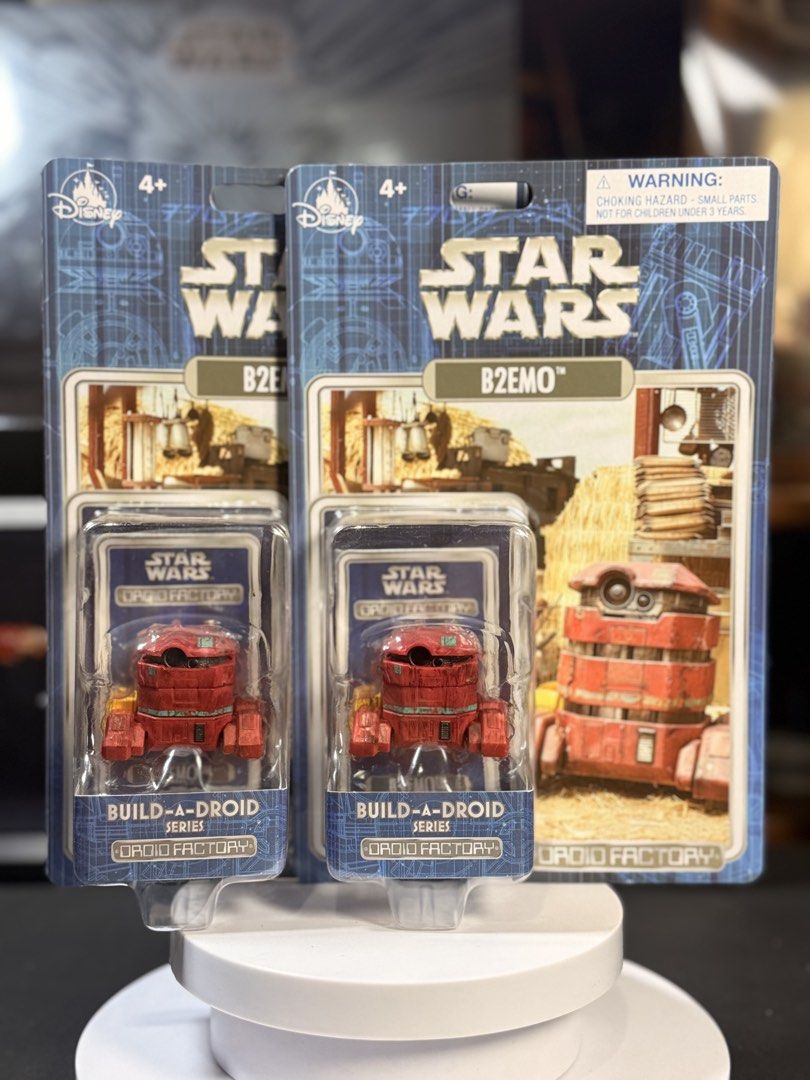 Star Wars 3.75 - B2EMO Build-A-Droid Droid Factory Figures (2) (Category: Figurines & Statues) located in Quezon City. Submitted by collectorsoftheforceph (Listing ID 1462830963, Image 1). Description: - Two (2) Star Wars B2EMO Build-A-Droid figures - Red variant from the Droid Factory series - Brand new and sealed in original packaging - Ideal for Star Wars collectors and fans - Get both for your collection!.