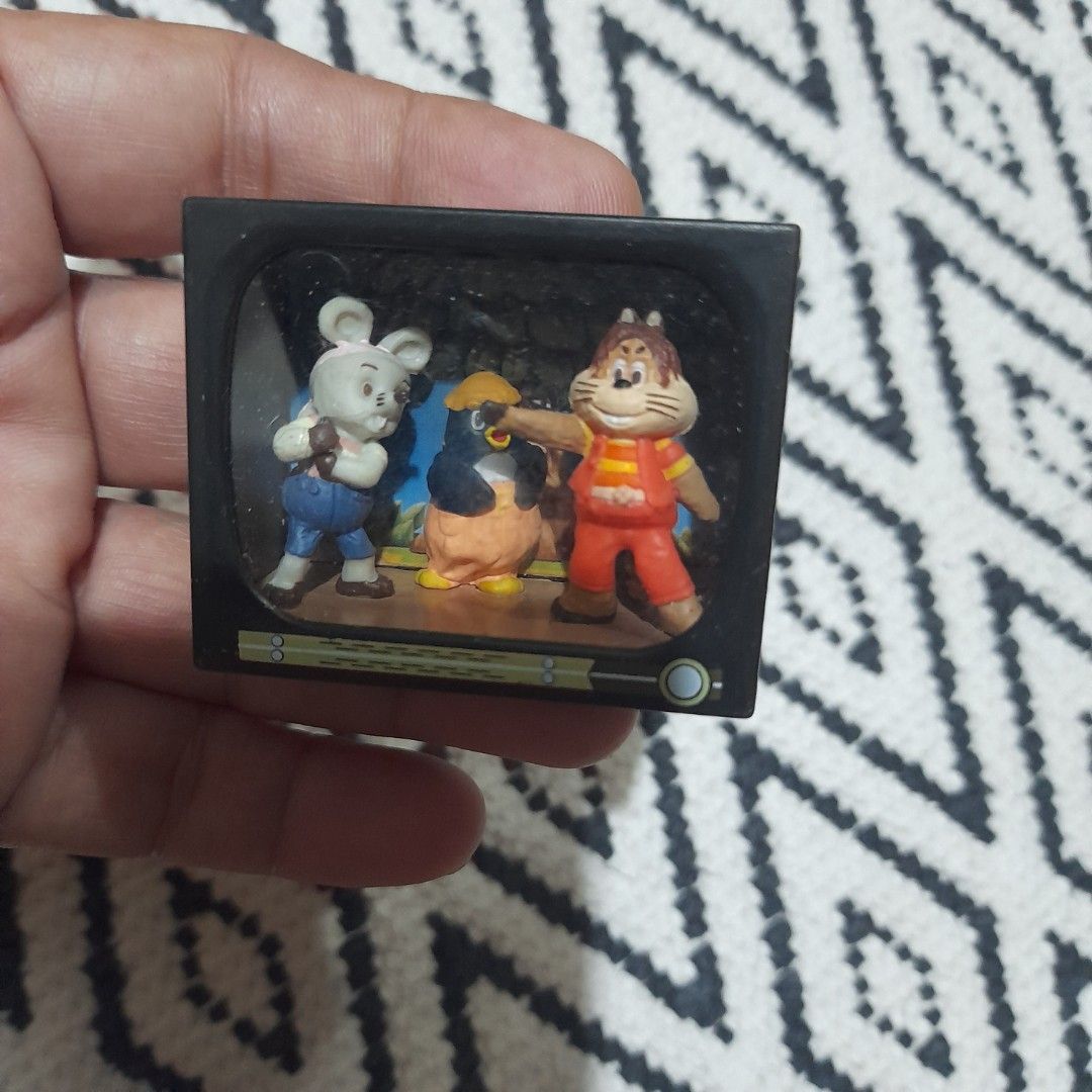 Studio Ghibli NHK Enterprises Miniature Diorama (Category: Figurines & Statues) located in Bocaue. Submitted by marajapansurplus (Listing ID 1462827927, Image 2). Description: - Adorable miniature diorama with anime-inspired characters. - Features Japanese text on the back, potentially from NHK Enterprises. - Compact and collectible size. - Ideal for fans of Japanese animation and anime memorabilia..