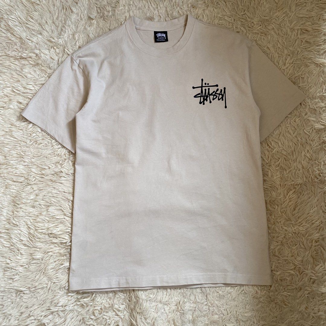 Stussy Basic Logo Beige (Category: Tshirts & Polo Shirts ) located in Cebu City. Submitted by stevenkylegil (Listing ID 1462755984, Image 1). Description: Stussy Basic Logo Beige Dimension: 18 width / 25 length Color rate: 10/10 Excellent condition - No issue Message me📩.