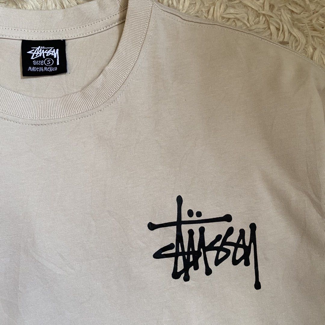 Stussy Basic Logo Beige (Category: Tshirts & Polo Shirts ) located in Cebu City. Submitted by stevenkylegil (Listing ID 1462755984, Image 2). Description: Stussy Basic Logo Beige Dimension: 18 width / 25 length Color rate: 10/10 Excellent condition - No issue Message me📩.