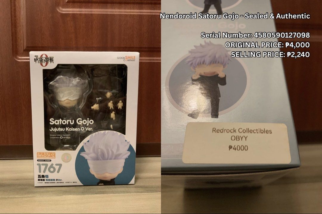 Suguru Geto & Satoru Gojo Nendoroids (Category: Figurines & Statues) located in Manila. Submitted by newfire.fafe93 (Listing ID 1462824959, Image 2). Description: PM for more details!.