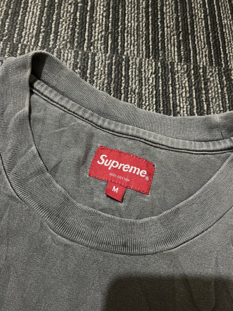 Supreme Overdyed Pocket Tee SS18 (Authentic) (Category: Tshirts & Polo Shirts ) located in Zamboanga. Submitted by youngstunna777 (Listing ID 1462854883, Image 2). Description: Medium on tag (Fit to large) washed colorway (not faded) .