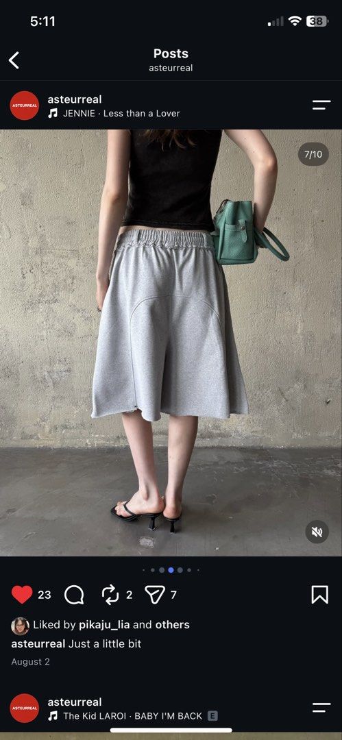 Sweat-shorts Raw Hem Light Gray (Category: Shorts) located in Maria Aurora. Submitted by raydett.kelly (Listing ID 1462782616, Image 2). Description: ASTEURREAL (Vietnamese Brand) Size Small Small Dimensions Waist: 27 inches Length: 23 inches .