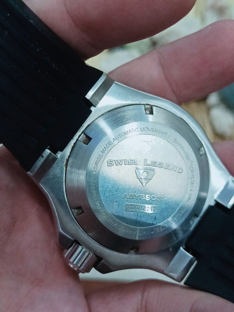 SWISS LEGEND AUTOMATIC (Category: Men's Watches) located in Manila. Submitted by bozzvash (Listing ID 1462688252, Image 3). Description: NO ISSUE WORKING GOOD.