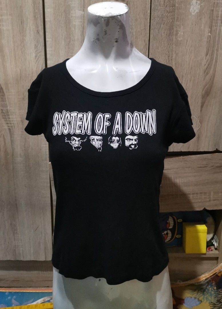 System of a down blouse (Category: Blouses) located in San Pedro. Submitted by thriftersthrift (Listing ID 1462868408, Image 1). Description: Width(inches) :15.5 Length(inches) :19 Good condition Already wash Color rate : 9.5 /10 🌵ALL ITEMS ARE FROM UKAY BALE SO MANAGE YOUR EXPECTATION 🌵 ASK SELLER FOR MORE INFORMATION COLOR MAY CHANGE TRU LIGHTING.