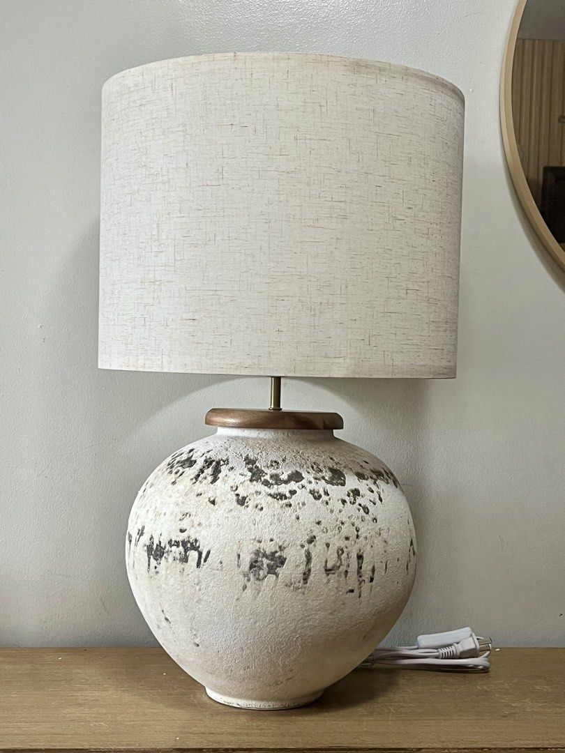 New Ceramic Table Lamp (CODY XL) (Category: Lighting) located in Mandaluyong City. Submitted by houseof1980 (Listing ID 1462845234, Image 2). Description: CODY XL Table Lamp Measures 33cm L x 33cm D x 56cm H Use E27 bulb 220v, wired Ceramic base.