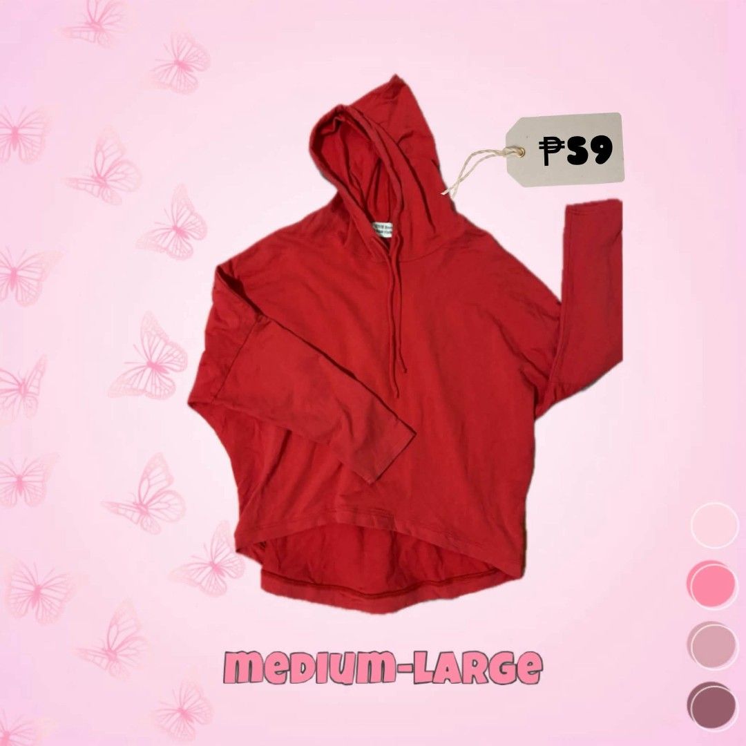 HOODIE TAKE ALL 200 (Category: Others Tops) located in Cavite. Submitted by finditloveitboutique (Listing ID 1462750950, Image 2). Description: MOD_ DIRECT JNT AND LALAMOVE MOP_ GCASH/ MARIBANK/ GOTYME.
