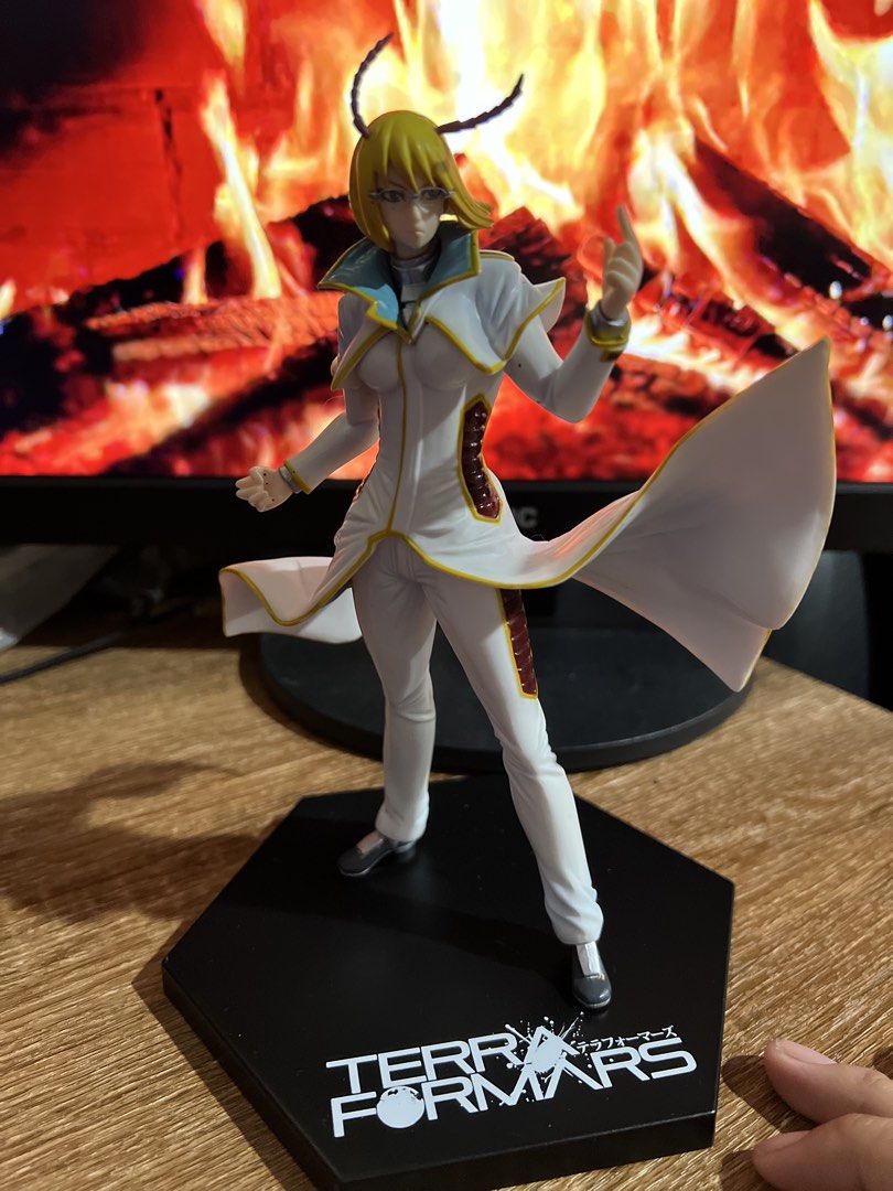 Terra Formars Action Figure - Michelle K. Davis (Category: Figurines & Statues) located in Davao. Submitted by ajonlineshop.24 (Listing ID 1462719373, Image 1). Description: - Michelle K. Davis figure from Terra Formars - Comes with a hexagonal display base - Features her signature white outfit and blonde hair - Stands on its own base - Ideal for fans of the anime or manga series.