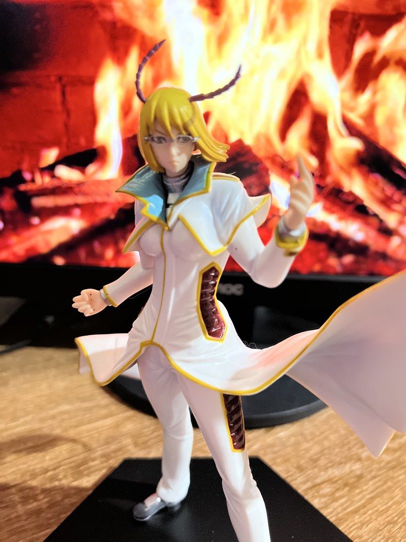 Terra Formars Action Figure - Michelle K. Davis (Category: Figurines & Statues) located in Davao. Submitted by ajonlineshop.24 (Listing ID 1462719373, Image 3). Description: - Michelle K. Davis figure from Terra Formars - Comes with a hexagonal display base - Features her signature white outfit and blonde hair - Stands on its own base - Ideal for fans of the anime or manga series.