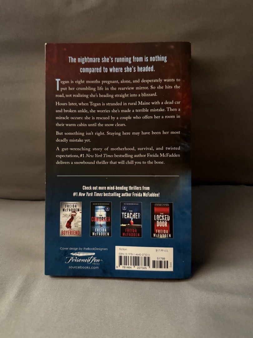 The Crash by Freida McFadden preloved book softbound paperback (Category: Storybooks) located in Pasay City. Submitted by allyskart (Listing ID 1462707356, Image 2). Description: The Crash by Freida McFadden - bought from fullybooked - paperback Rfs decluttering Lalamove/jnt.