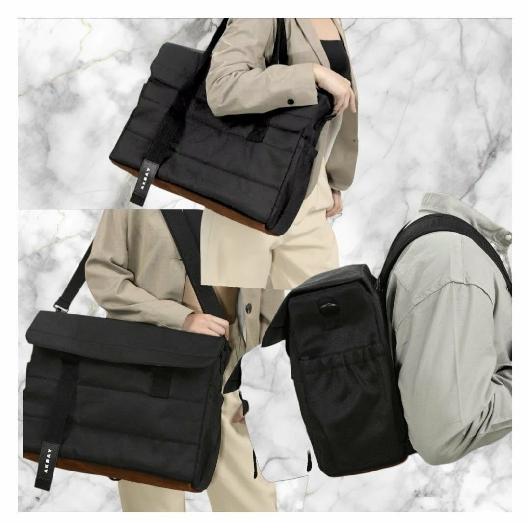 The Executive Multi-way Bag (Category: Sling Bags) located in Paranaque City. Submitted by calm_youngstore7 (Listing ID 1462812713, Image 2). Description: The Executive Multi-way Bag from the Filipino local brand Akbay Key Product Details Versatile Carrying Options: It features a functional 3-way convertible design that allows it to transition smoothly between a briefcase, messenger shoulder bag, and a casual backpack configuration. Storage & Uti