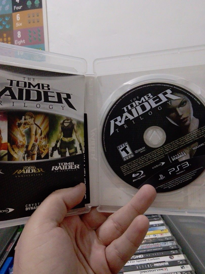 The Tomb Raider Trilogy PS3 Game (Category: PlayStation) located in Caloocan City. Submitted by grannysgames (Listing ID 1462751670, Image 2). Description: - The Tomb Raider Trilogy for PlayStation 3 - Includes remastered games in high definition - Comes with exclusive bonus content - A must-have collection for any Tomb Raider fan.