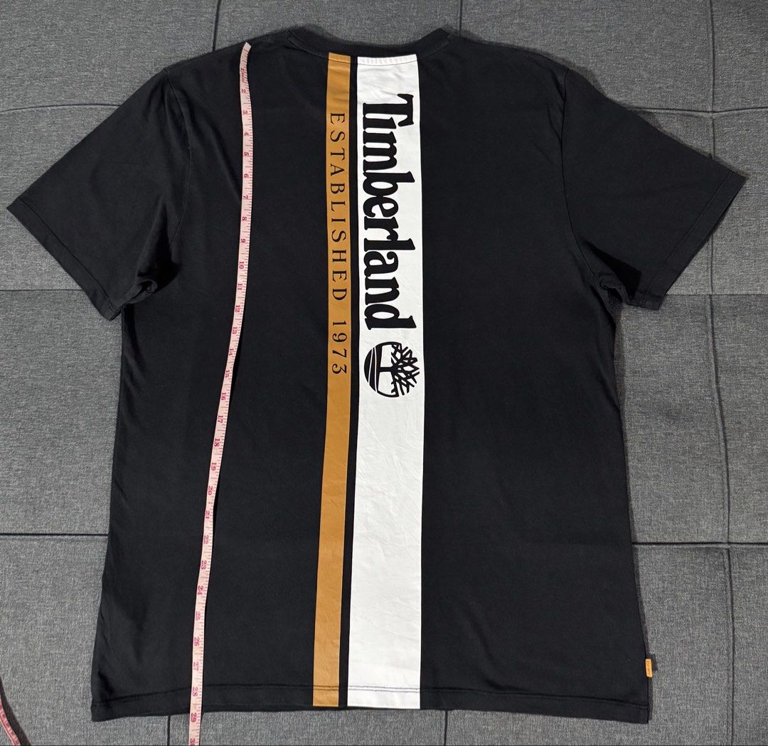 TIMBERLAND BLACK BACK PRINTEST 1973 MEN RN TSHIRT (Category: Tshirts & Polo Shirts ) located in General Santos City (Dadiangas). Submitted by curatedstuffs101 (Listing ID 1462771064, Image 3). Description: Like new No flaws Color rate:10/10 Size: large Pls refer to the photos attached for the exact measurement Low ballers will not be entertained .