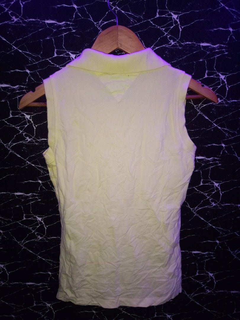 Tommy Hilfiger Sleeveless Shirt (Category: Shirts) located in Manila. Submitted by naixhrift (Listing ID 1462869636, Image 2). Description: Tommy Hilfiger Sleeveless Shirt For Women Size Small On Tag Length 23 width 17 450 plus ship jnt courier payment on gcash Manila Area.