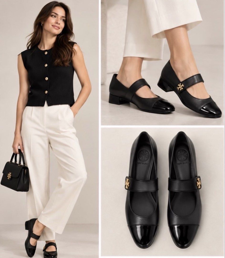 Tory Burch Cap Toe Mary Jane (Category: Flats & Sandals) located in Manila. Submitted by stopshop26 (Listing ID 1462836322, Image 2). Description: Tory Burch Cap Toe Mary Jane Size 7 No box Brand new and original Onhand and ready to ship.