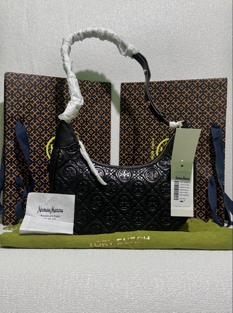 Tory Burch T Monogram Crescent Bag (Category: Luxury Bags & Wallets) located in San Fernando. Submitted by thethriftlock (Listing ID 1462768018, Image 2). Description: ‼️On Hand in the Philippines‼️ 📌RFS: Been Kept for 3 months From an Accredited TB Store 𝑮𝒖𝒂𝒓𝒂𝒏𝒕𝒆𝒆𝒅 𝑶𝒓𝒊𝒈𝒊𝒏𝒂𝒍 𝒇𝒓𝒐𝒎 🇺🇸🇺🇸🇺🇸 🚩with dustbag and paper bag 📌When in doubt, Don’t Buy!” No Cancellations! No Return! No Exchange! Disclaimer: We are not associated