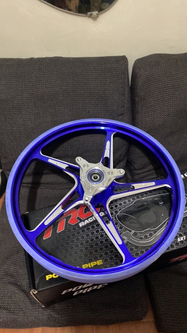 Trc Mags And Pipe (Category: Other Motorcycles Parts and Accessories) located in Manila. Submitted by k1ngyong (Listing ID 1462778464, Image 2). Description: TRC CNC MAGS RAIZEN 5spokes 17s -unused TRC POWER PIPE MUFFLER REMOVABLE SILENCER -1day use For Aerox Nmax Meycauayan bulacan location .