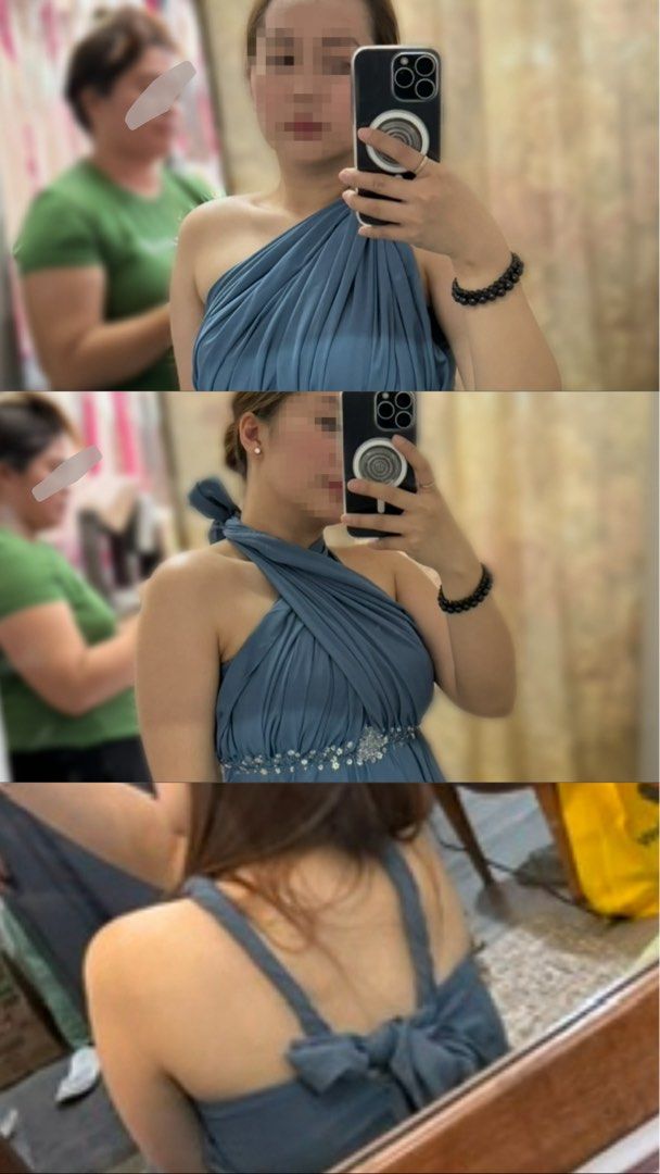 Tulle Gown (Dusty Blue) (Category: Evening dresses & gowns) located in Bacoor. Submitted by editbyl (Listing ID 1462792933, Image 2). Description: Dusty Blue Tulle Gown, used only once. Fits medium to semi-large body frame. Style it however you want. .