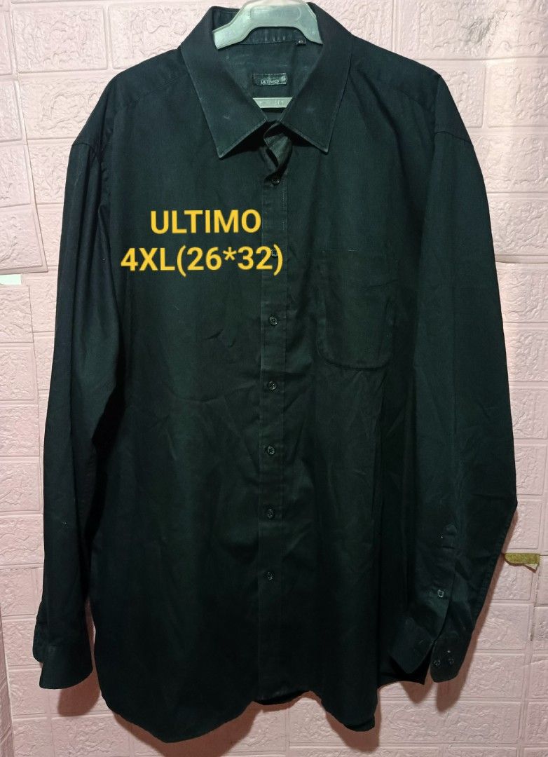 ULTIMO BLACK LONG SLEEVES 4XL(26*32) (Category: Formal Shirts) located in Quezon City. Submitted by ahyaladyblue (Listing ID 1462774348, Image 1). Description: .