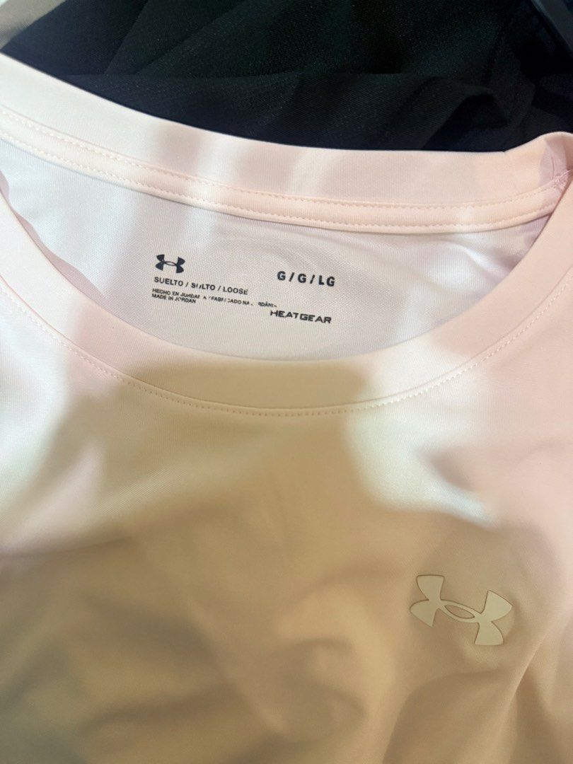 Under armour light pink workout gym top (Category: Activewear) located in Taguig. Submitted by denpaz (Listing ID 1462705795, Image 3). Description: .