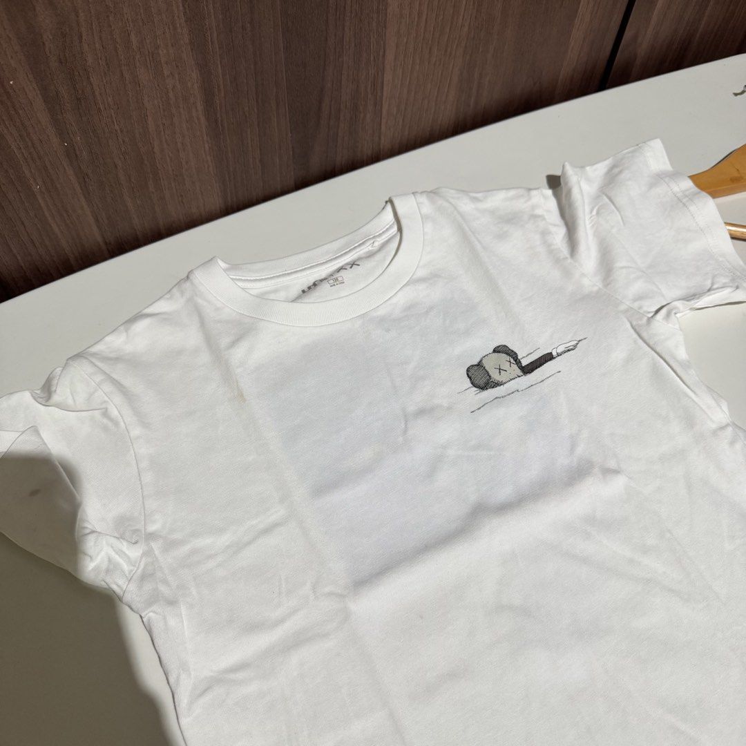 Uniqlo kaws kids tshirt (Category: Babies & Kids Fashion) located in Valenzuela. Submitted by shop.spark.joy (Listing ID 1462883568, Image 2). Description: 18x16in.