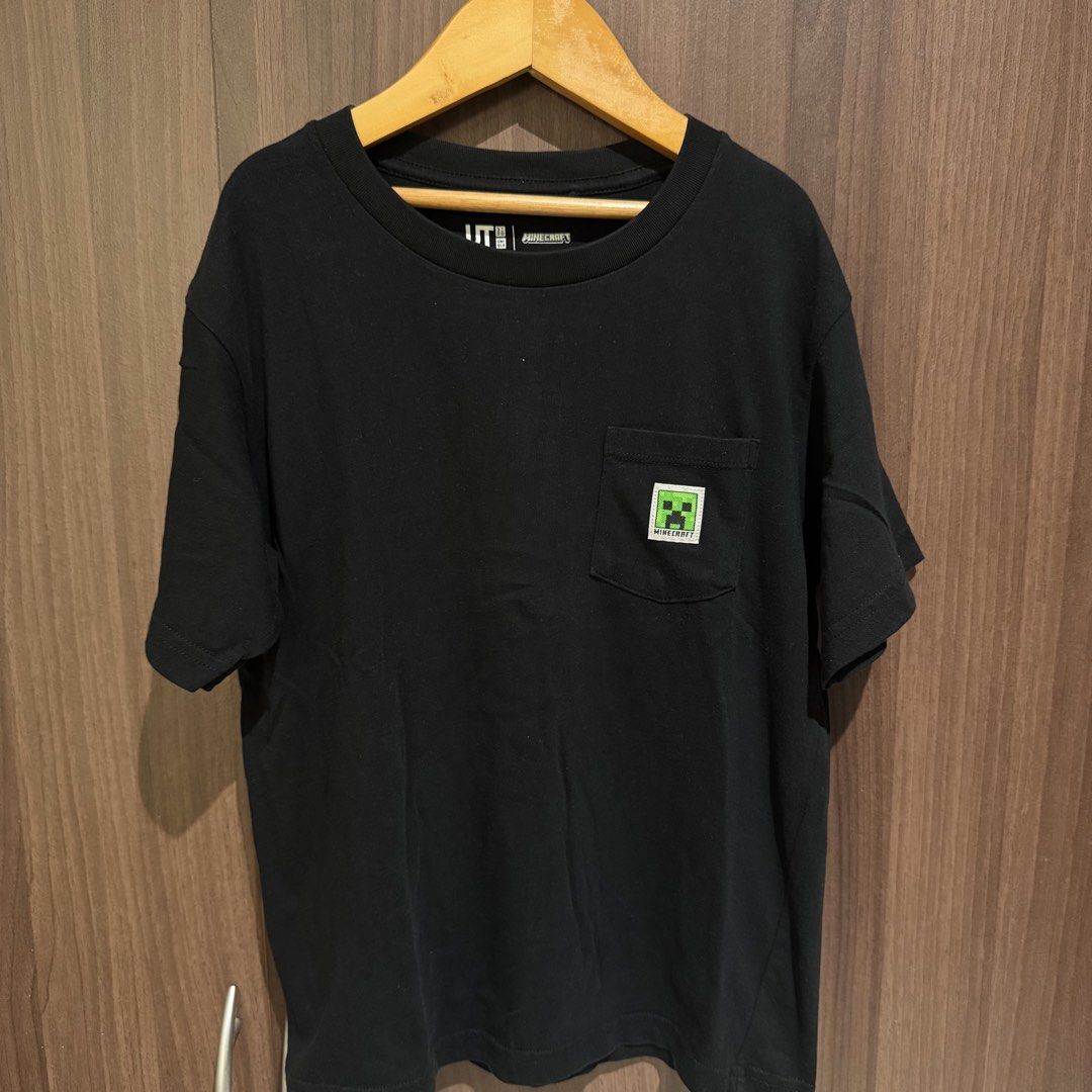 Uniqlo Minecraft kids tshirt (Category: Babies & Kids Fashion) located in Valenzuela. Submitted by shop.spark.joy (Listing ID 1462883829, Image 1). Description: 19x16in.