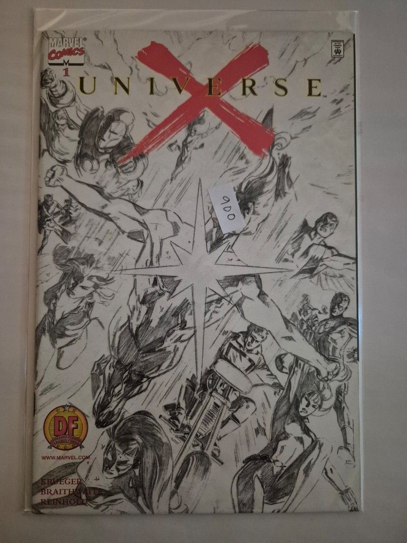 Universe X #1 - Dynamic Forces Exclusive with COA (Category: Comics & Manga) located in Muntinlupa City. Submitted by royalstar-4914 (Listing ID 1462690193, Image 1). Description: Universe X # 1 - Dynamic Forces Exclusive Concept Sketch Edition - Sealed with Certificate of Authenticity - Limited Edition (0325/2000) Comics is in Near Mint condition since it's from my personal collection. Rare and highly collectible! Kept inside my glass cabinet si