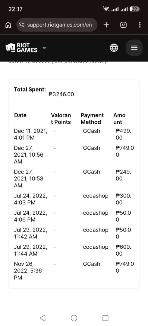 Valorant Account (Category: In-Game Products) located in Taguig. Submitted by mvthrifts (Listing ID 1462769446, Image 2). Description: First owner Neptune Vandal Prime Vandal Origin Operator Ion Phantom 2 complete bp Peak: Diamond 1 Current: Gold 1 Can do meet ups around Taguig.