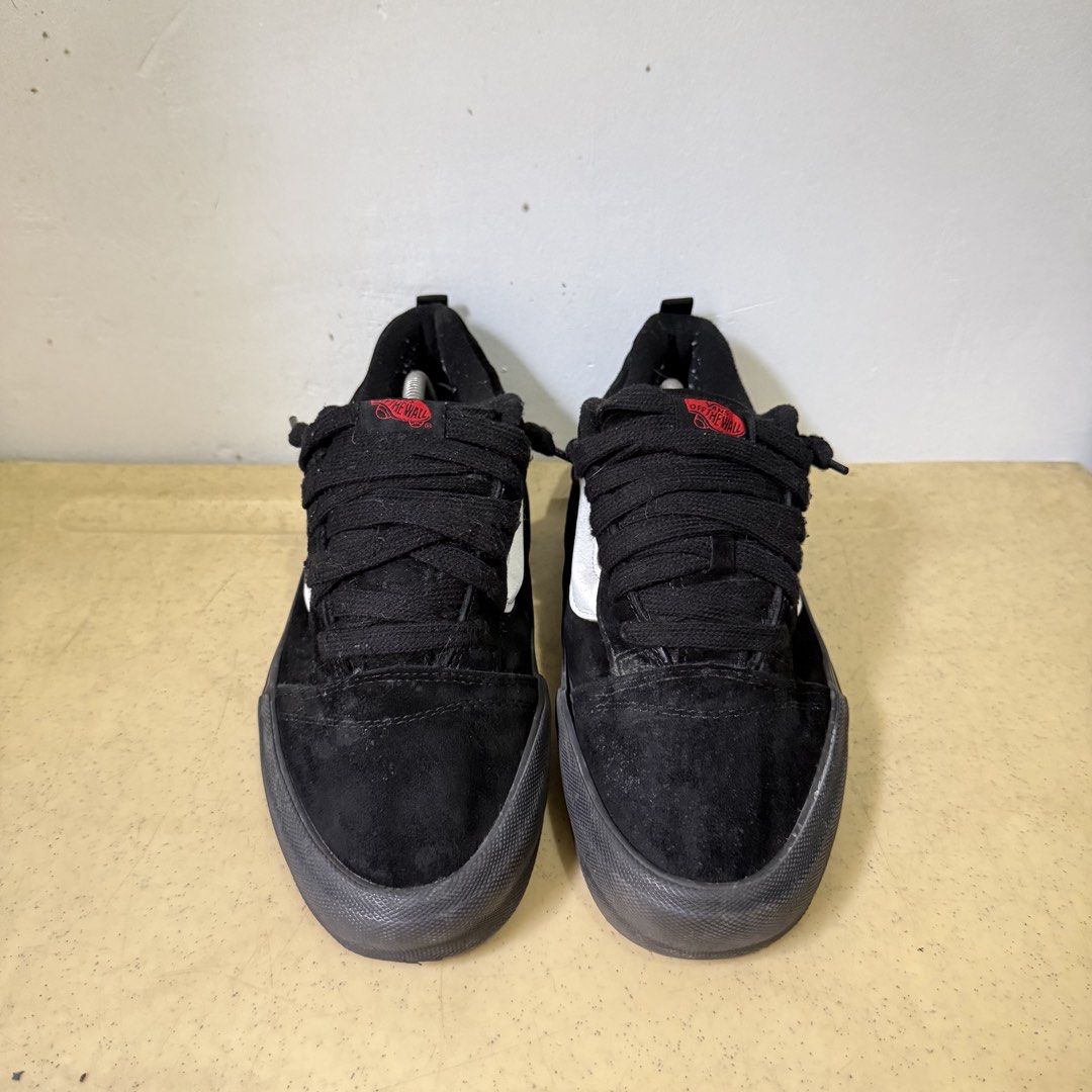 VANS KNU SKOOL BLACK WHITE (Category: Sneakers) located in Quezon City. Submitted by sharatraycooo (Listing ID 1462810232, Image 2). Description: VANS KNU SKOOL BLACK WHITE US MEN 10.5 US WOMEN 12 EURO 44.