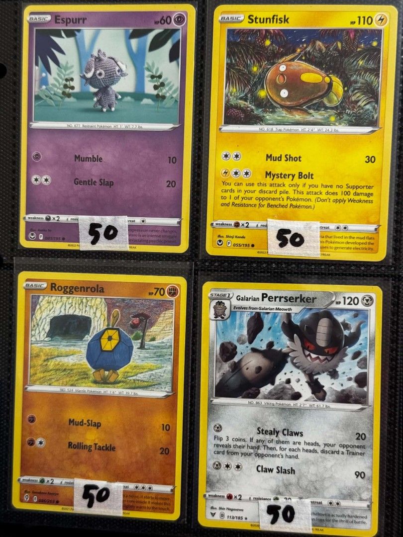 Pokémon TCGs - Yellow Boarders and Cutemons p2 (Category: Raw Singles) located in Cavite. Submitted by the_stockpilers_corner (Listing ID 1462853012, Image 3). Description: Authentic Pokémon Cards - Mostly yellow boarders and from personal collection - Prices clearly marked on each photo - Card Condition: NM-MP - MoP: Gcash or Maya - Shipping Schedule: Sat-Sun Ideal for Pokemon collectors and players ❌ SOLD ❌ Skitty.