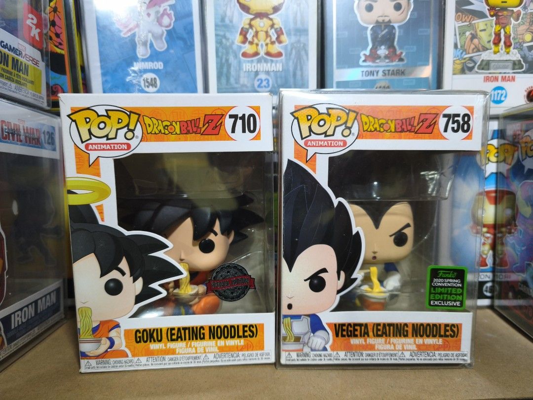 Vegeta eating noodles Funko pop (Category: Figurines & Statues) located in Manila. Submitted by daily.tipid (Listing ID 1462851278, Image 1). Description: Vegeta eating noodles Funko pop 1,599 lbc,jnt or lalamove.