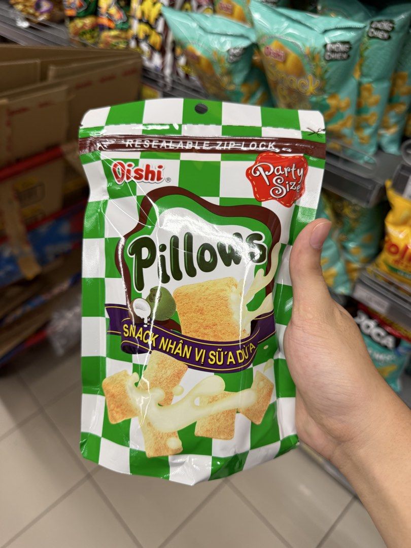 Vietnam Pillows (Category: Packaged & Instant Food) located in Imus. Submitted by mbplph (Listing ID 1462877708, Image 3). Description: 🇻🇳 Vietnamese Pillows – Imported from Vietnam! 100 pesos each Authentic Vietnamese snack pillows, freshly imported from Vietnam. Perfect for merienda, movie nights, or sharing with family and friends. Flavors: Cookies & Cream Cong Ca Phe (coffee) Taro Coconut Hazelnut .
