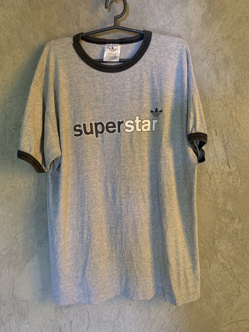 Vintage 1980s Adidas Super Star (Category: Tshirts & Polo Shirts ) located in Manila. Submitted by vntgjam (Listing ID 1462687481, Image 1). Description: Vintage 1980s Adidas Super Star.
