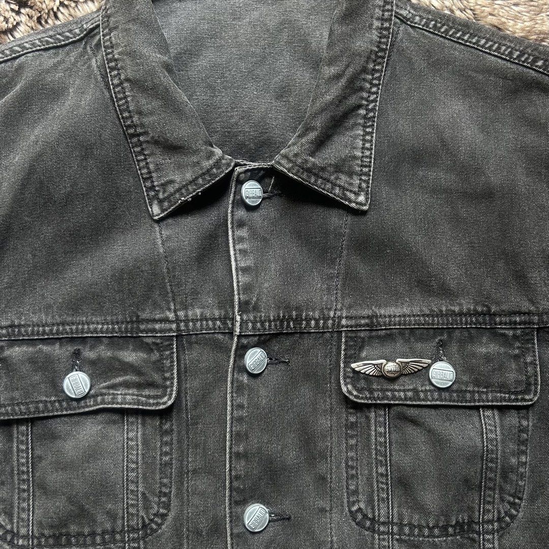 Vintage 2000s Marithe + Francois Girbaud Button Up Denim Jacket (Category: Coats, Jackets and Outerwear) located in Butuan. Submitted by handpick8600 (Listing ID 1462811424, Image 2). Description: "24 width "26 length In good condition already washed 3500 or best offer .