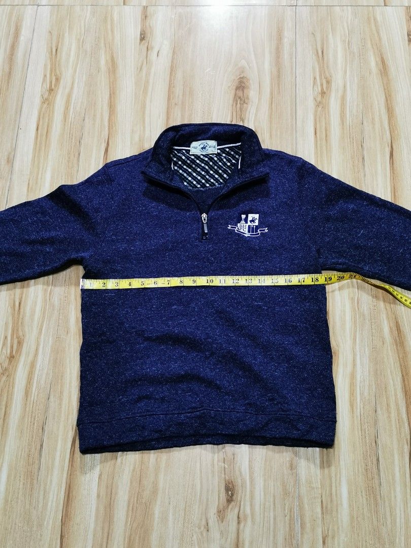 Vintage Beverly Hills Quarterzip (Category: Luxury Apparel) located in Angat. Submitted by kdthr1ft (Listing ID 1462801870, Image 3). Description: dimes: 19W 24L color rate: 10/10 issue: none❌.