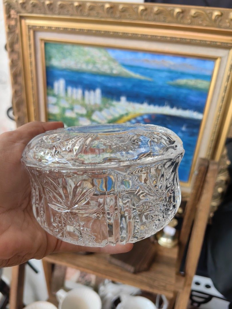 vintage cut crystal trinket box (Category: Dinnerware & Cutlery) located in Calamba. Submitted by princesspauliney. (Listing ID 1462714874, Image 2). Description: 600+50 for packaging Shoppee check out Jnt direct courier 📌 Calamba laguna First to pay basis.