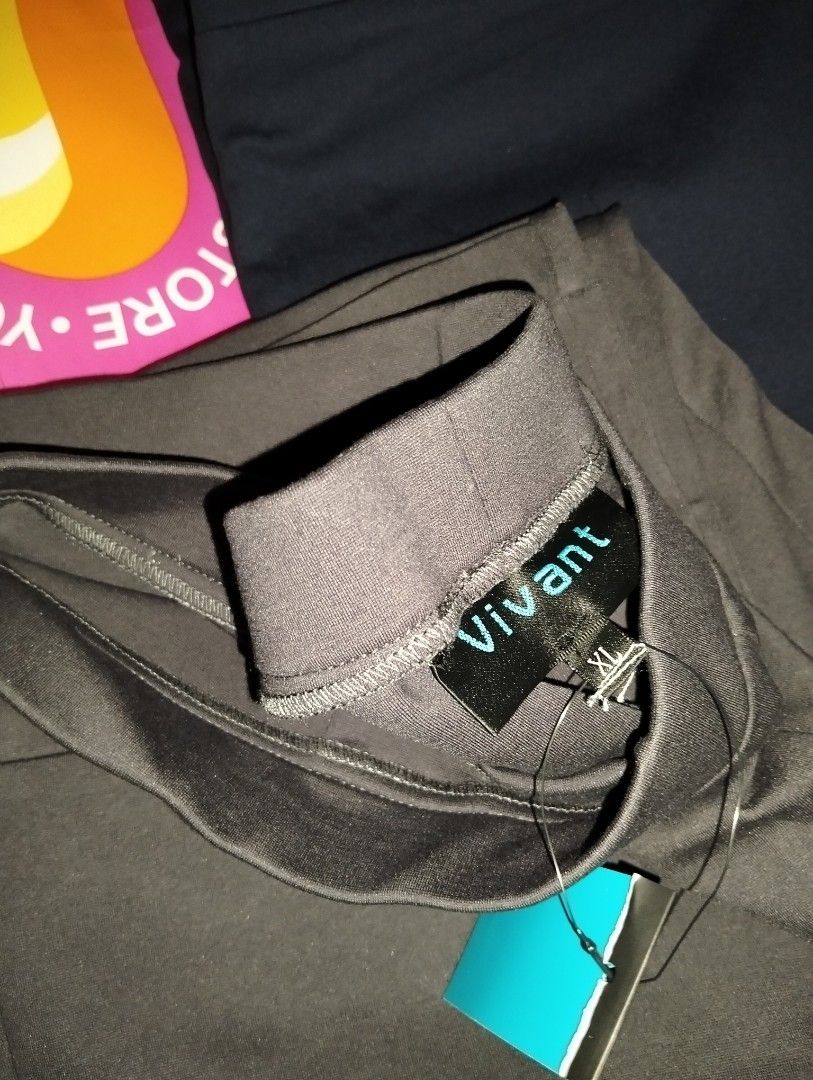 Vivant 2XL Navy Blue & Grey Pants (Category: Other Bottoms) located in Caloocan City. Submitted by girlshopmcollection (Listing ID 1462856983, Image 2). Description: - Brand new Vivant Pants (2 pairs: 1 Black, 1 Grey) - Size: XL - Features: Comfortable waistband, functional pockets - Condition: Brand new with tags still attached - Versatile: Great for casual outings or dressing up.