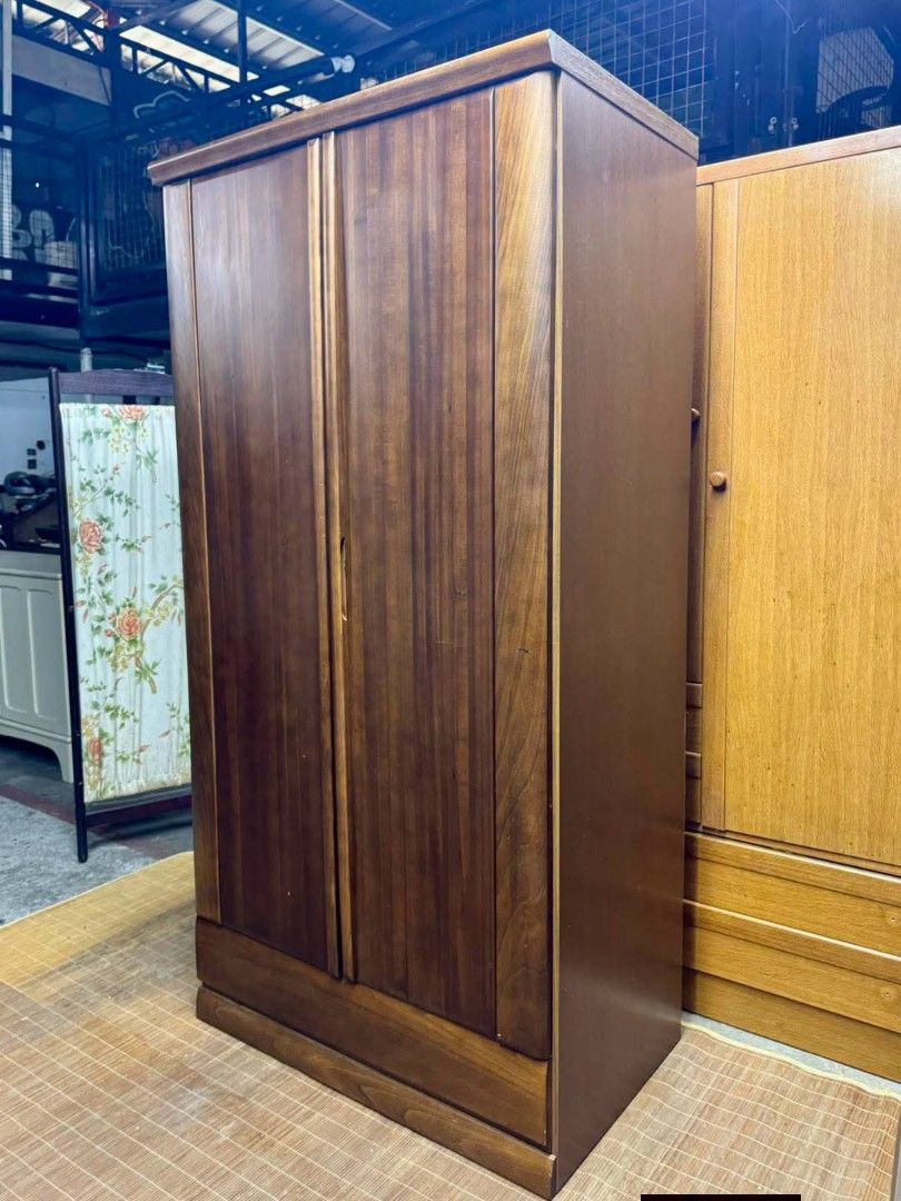 Wardrobe (Category: Shelves, Cabinets & Racks) located in Meycauayan. Submitted by marygracecasimiro (Listing ID 1462818383, Image 3). Description: Solid Wood‼️ 2-Door Wardrobe 35"L × 23"W x 71"H Php 9,900💜💜.