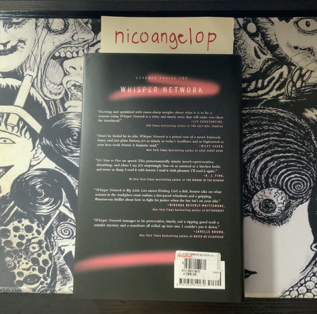 Whisper Network by Chandler Baker (Hard Bound) (Category: Storybooks) located in Tacloban City. Submitted by nicoangelop (Listing ID 1462763203, Image 2). Description: Decluttering.