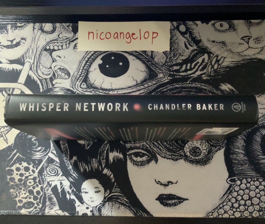 Whisper Network by Chandler Baker (Hard Bound) (Category: Storybooks) located in Tacloban City. Submitted by nicoangelop (Listing ID 1462763203, Image 3). Description: Decluttering.