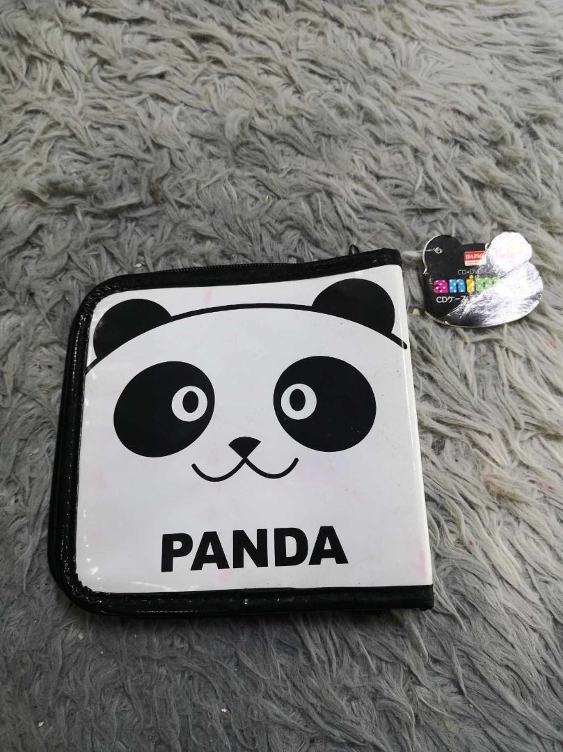 White & Black Panda Themed Zippered Disc Storage (Category: Stationery & School Supplies) located in Santa Cruz. Submitted by jmy_surplus.2 (Listing ID 1462790760, Image 1). Description: Size ; L- 7 W - 6.4 Color ; Black , White Type ; Disc Storage Brand ; No branf Material ; Synthetic Style ; Zipper Closure Durable Disc Storage LR 129 JMY 5 Batch #222.
