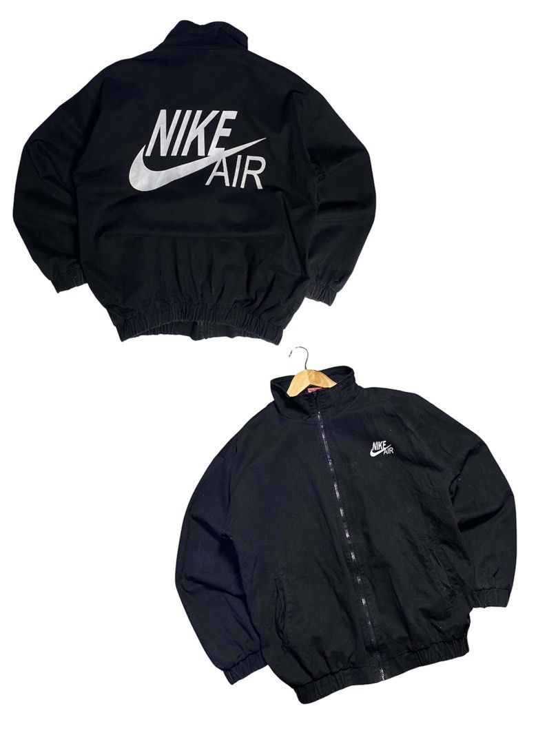 Windbreaker denim nike (Category: Sets & Coordinates) located in Davao. Submitted by lil.thriftjhayy (Listing ID 1462820440, Image 1). Description: Size large.