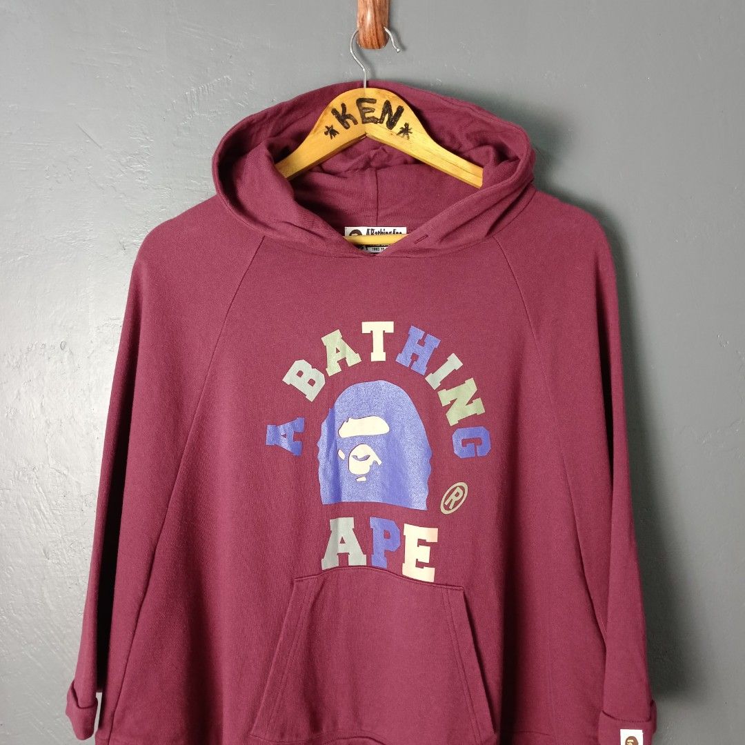 Women's - Bape (Category: Coats, Jackets and Outerwear) located in Bacolod City. Submitted by drop.ph (Listing ID 1462838335, Image 1). Description: Bape - Hooded Poncho Authentic *Fits M-L - 20x22 *Excellent *No Flaws *Price: 1,800php *Add SF if outside Bacolod City .